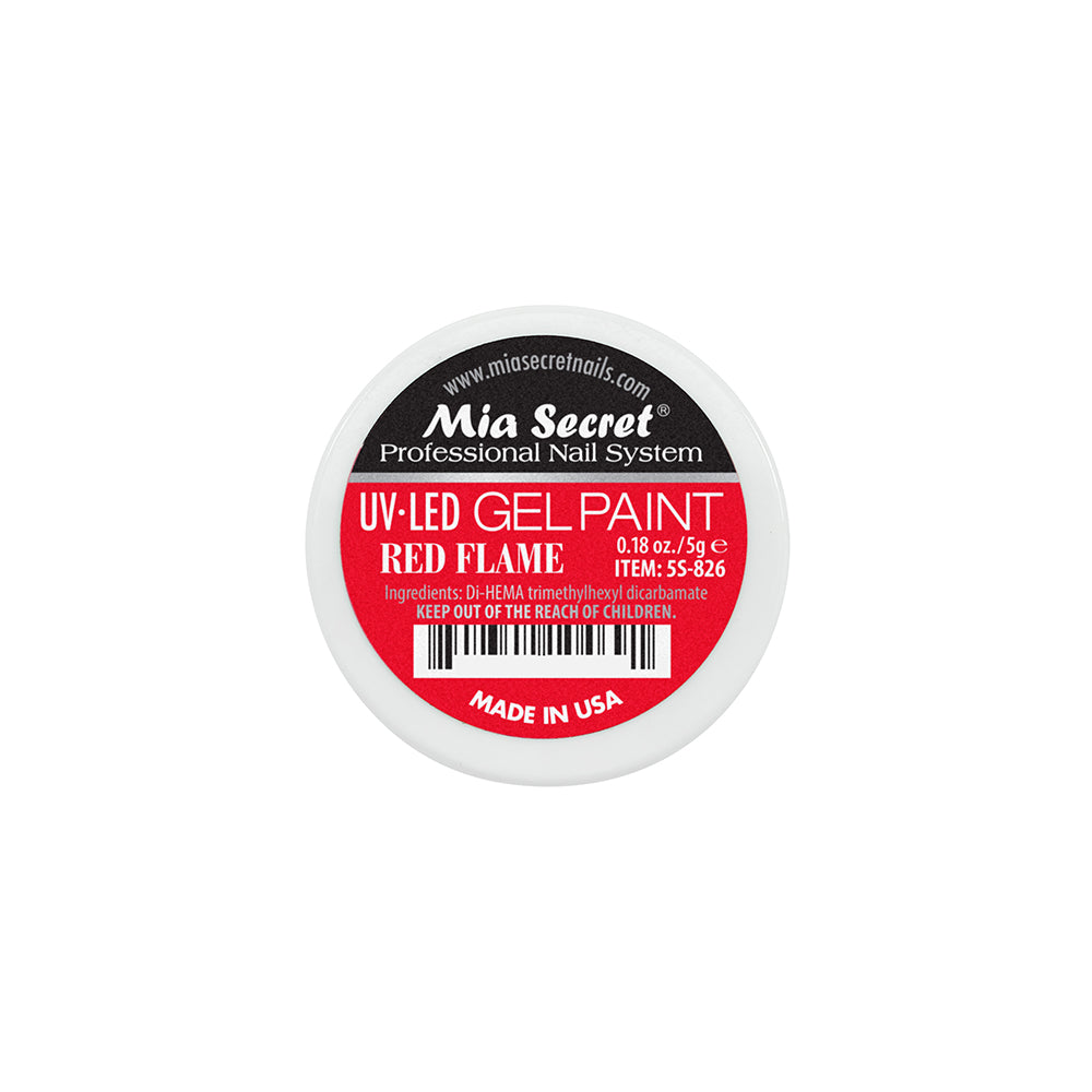 Gel Paint Red Flame