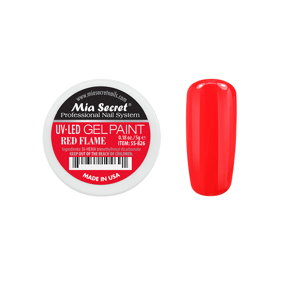 Gel Paint Red Flame