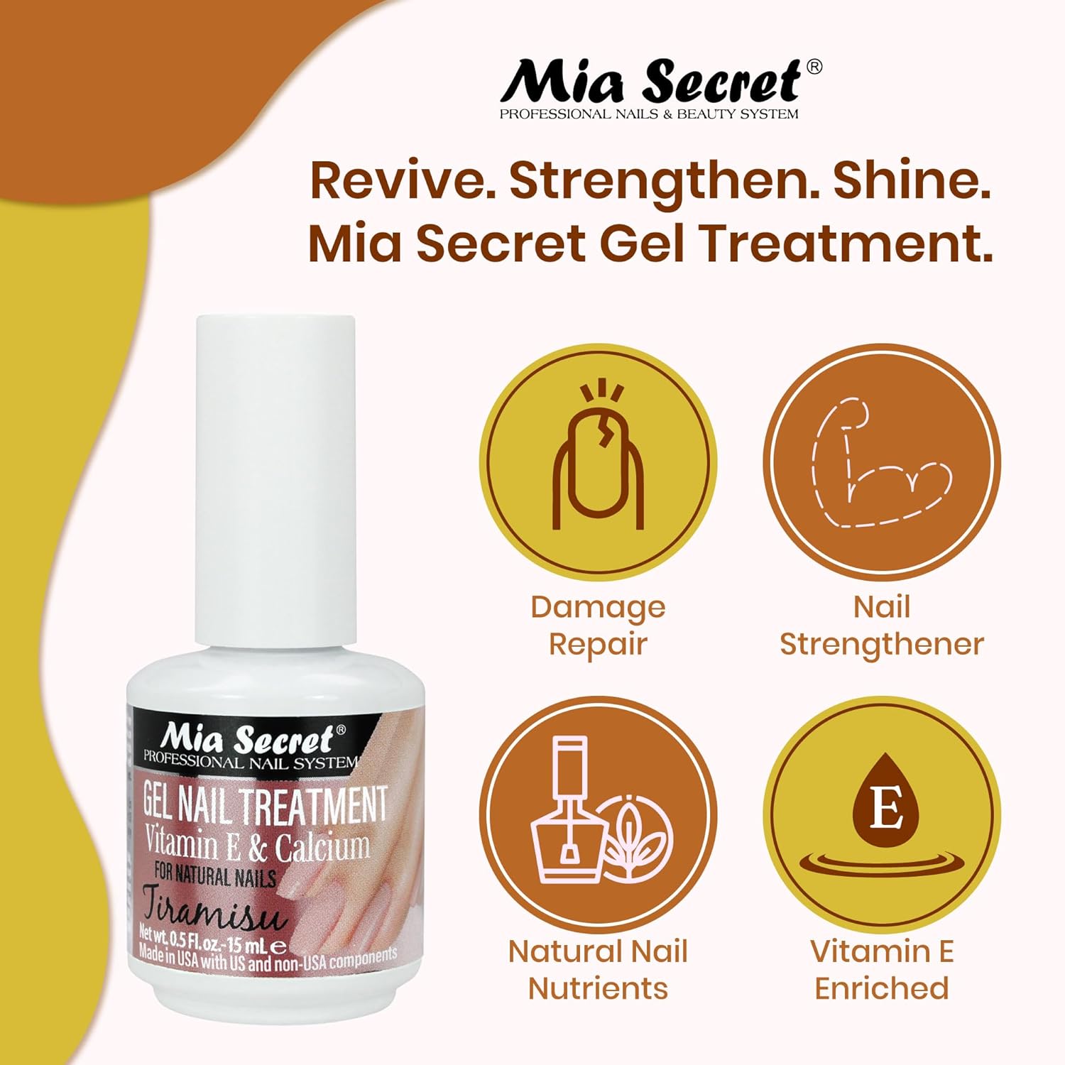 Gel Nail Treatment (With Vitamin E & Calcium)