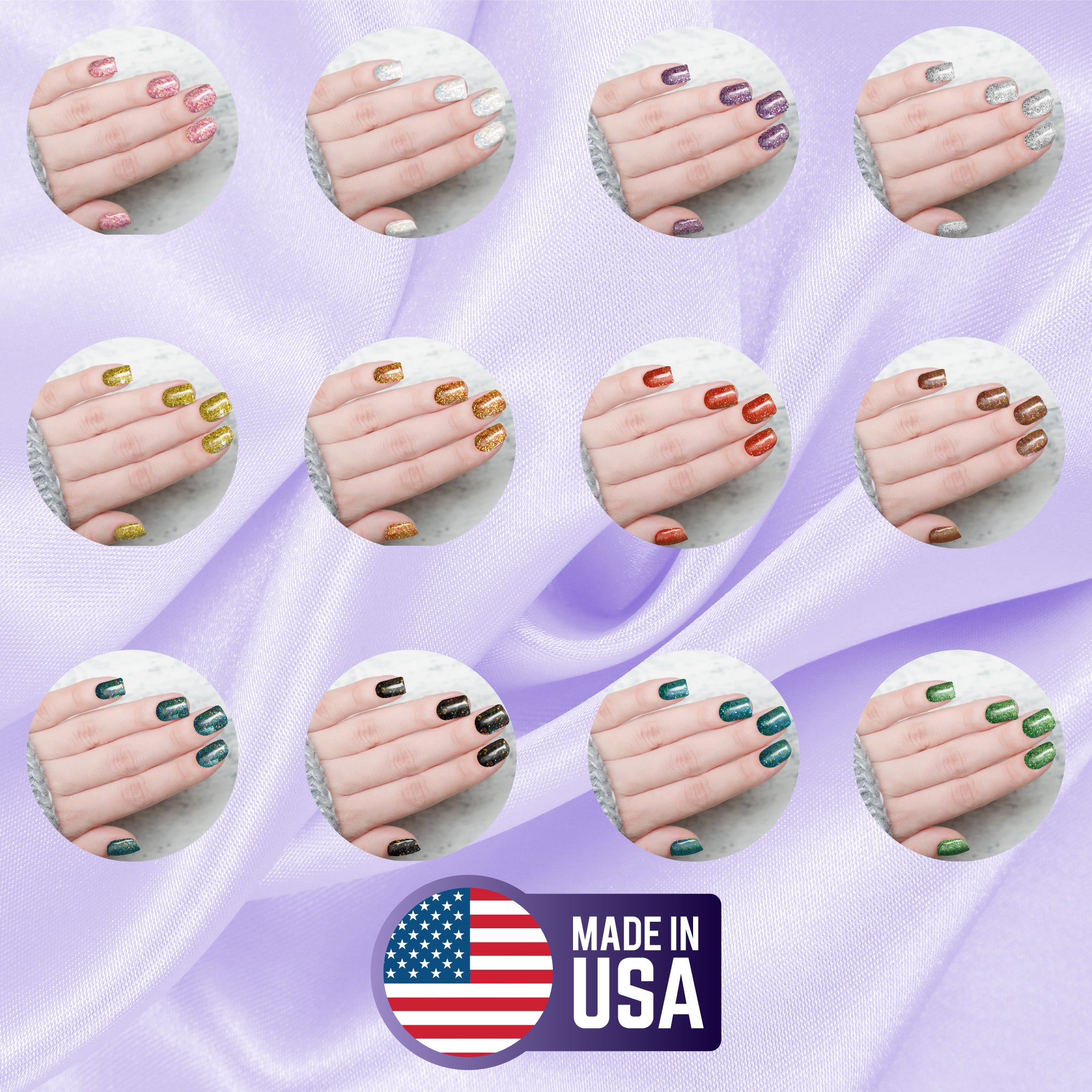 Spark Nail Art Powder Collection (12PC)