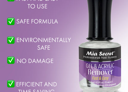 Gel and Acrylic Remover
