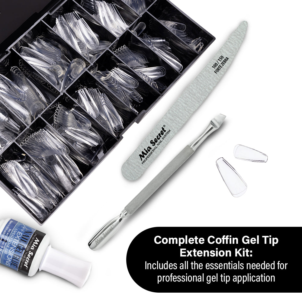 Coffin Gel Tips Kit