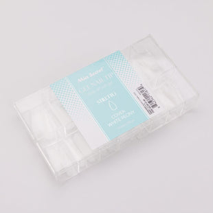 Soak off Soft Gel Nail Tip Cover White Peony