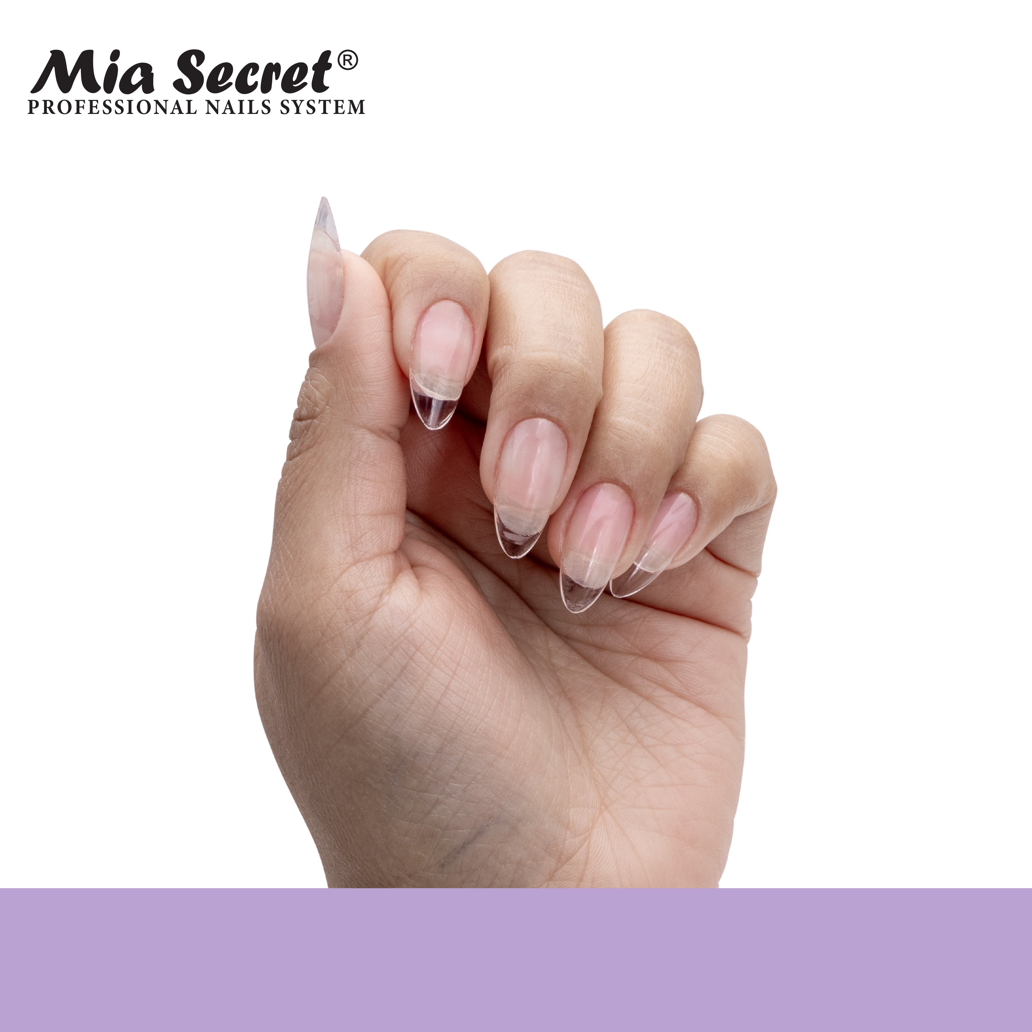 Soak off Soft Gel Nail Tips Clear 504 pcs