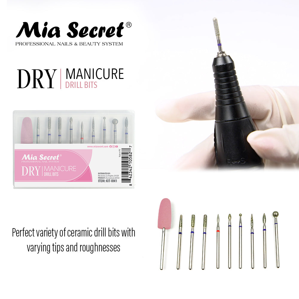 Russian Dry Manicure Drill Bits Kit
