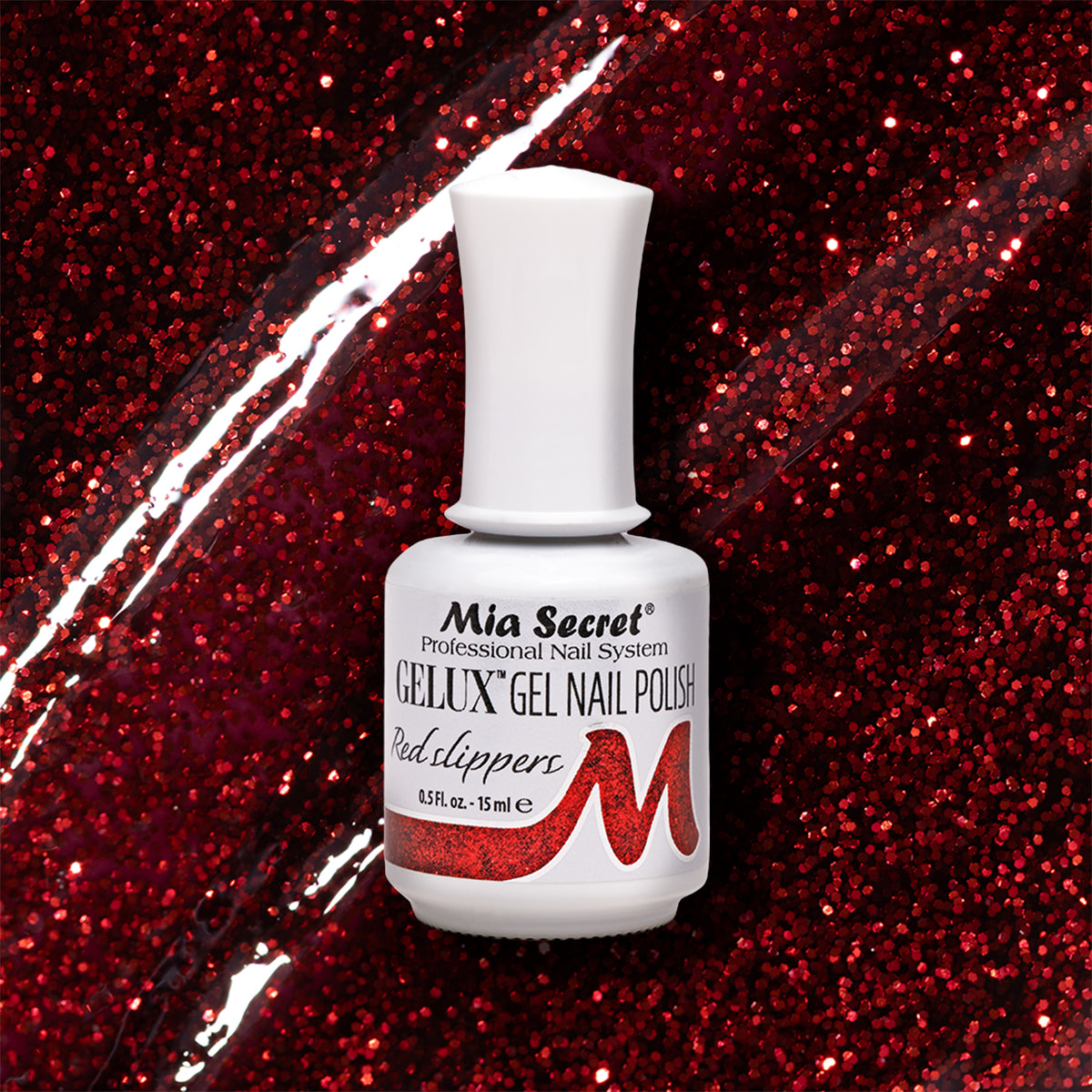 Gelux Gel Polish Red Slippers by Mia Secret