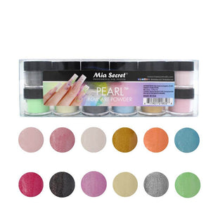 Pearl Nail Art Powder Collection (12PC)
