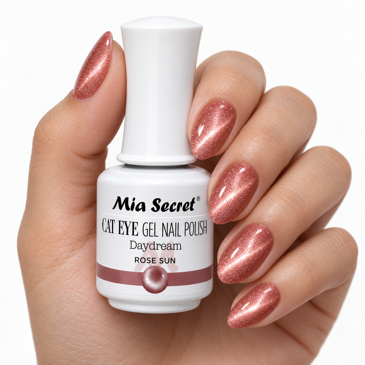 Rose Sun Cat Eye Gel Polish