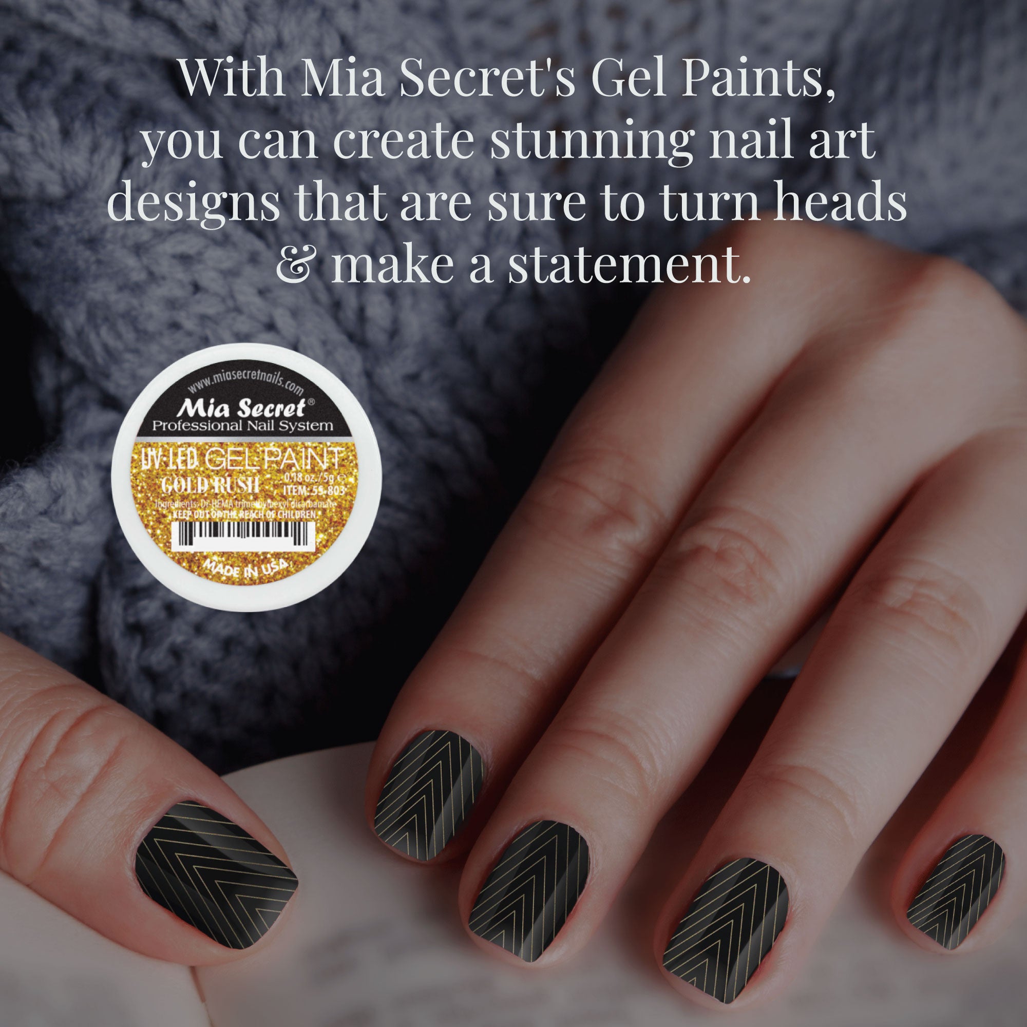 Gel Paint Gold Rush