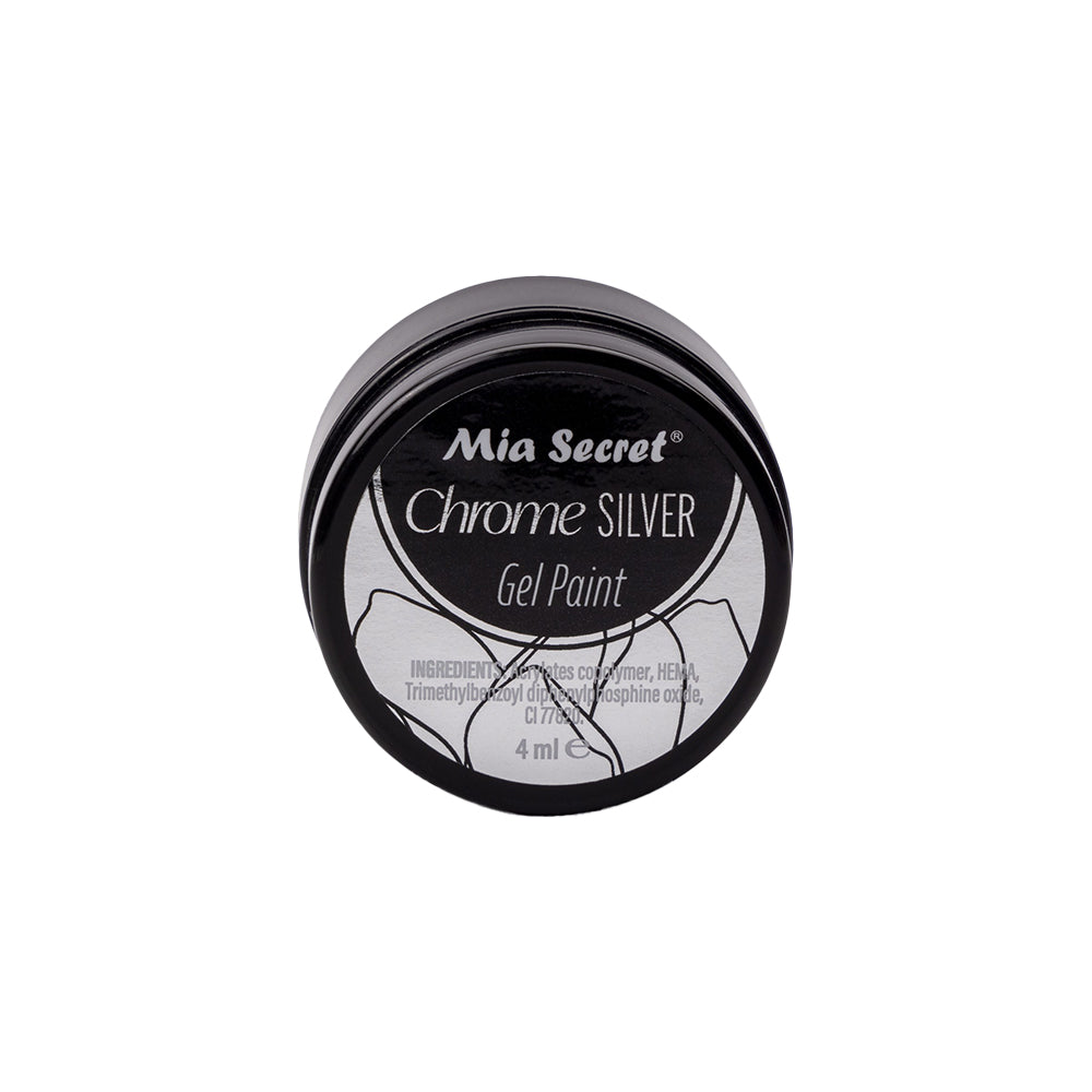 Chrome Silver Gel Paint