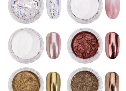 Chrome Mirror Powders Collection (6pc)