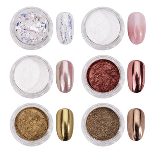 Chrome Mirror Powders Collection (6pc)