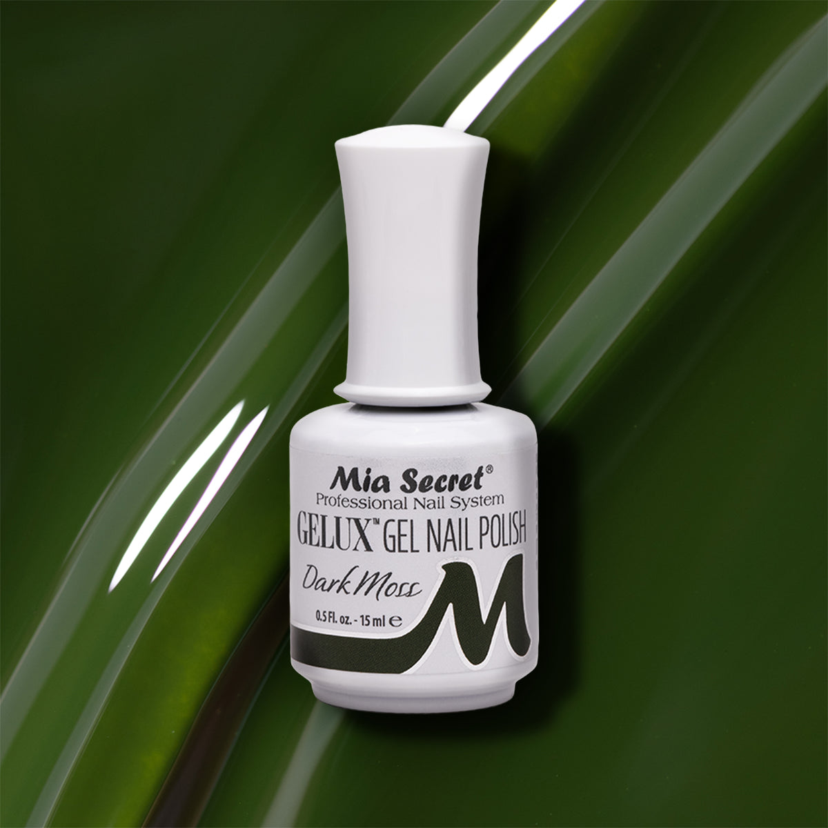 Gelux Gel Polish Dark Moss
