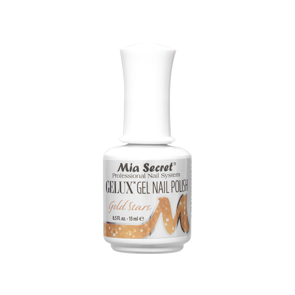 Gelux Gel Polish Gold Stars