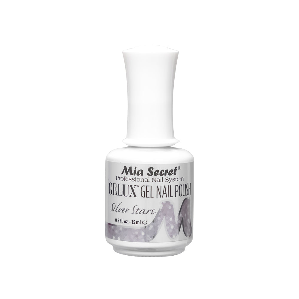 Gelux Gel Polish Silver Stars