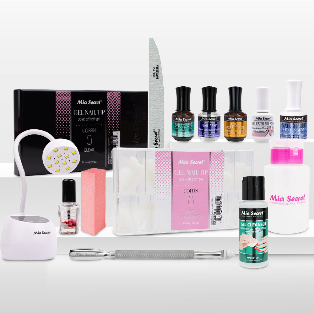 Coffin Gel Tips Kit