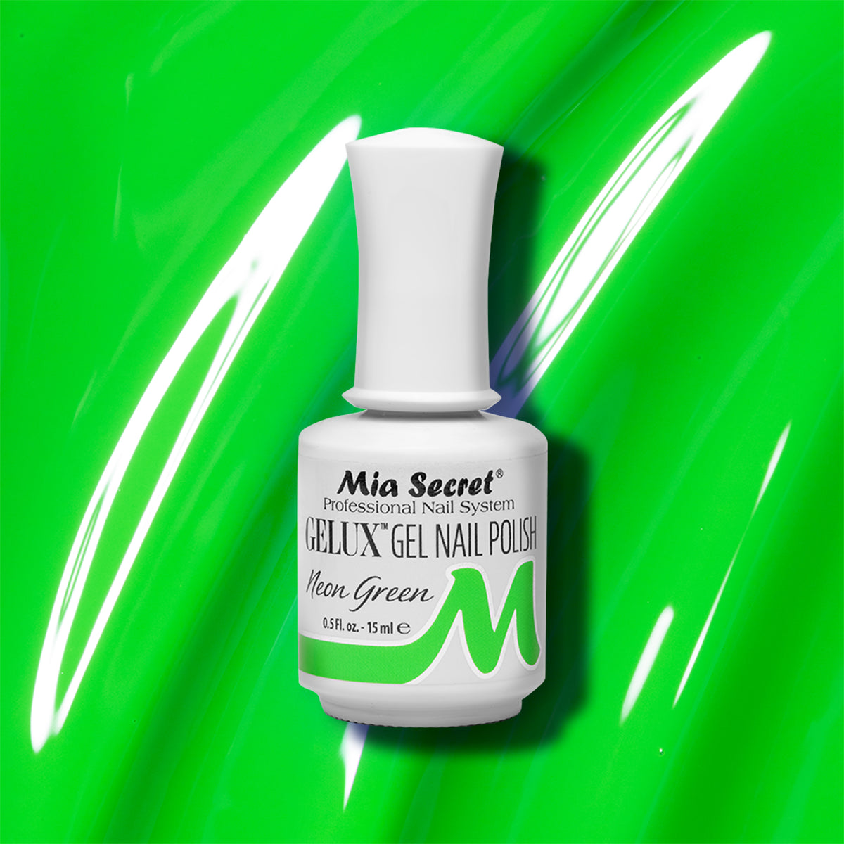 Gelux Gel Polish Neon Green