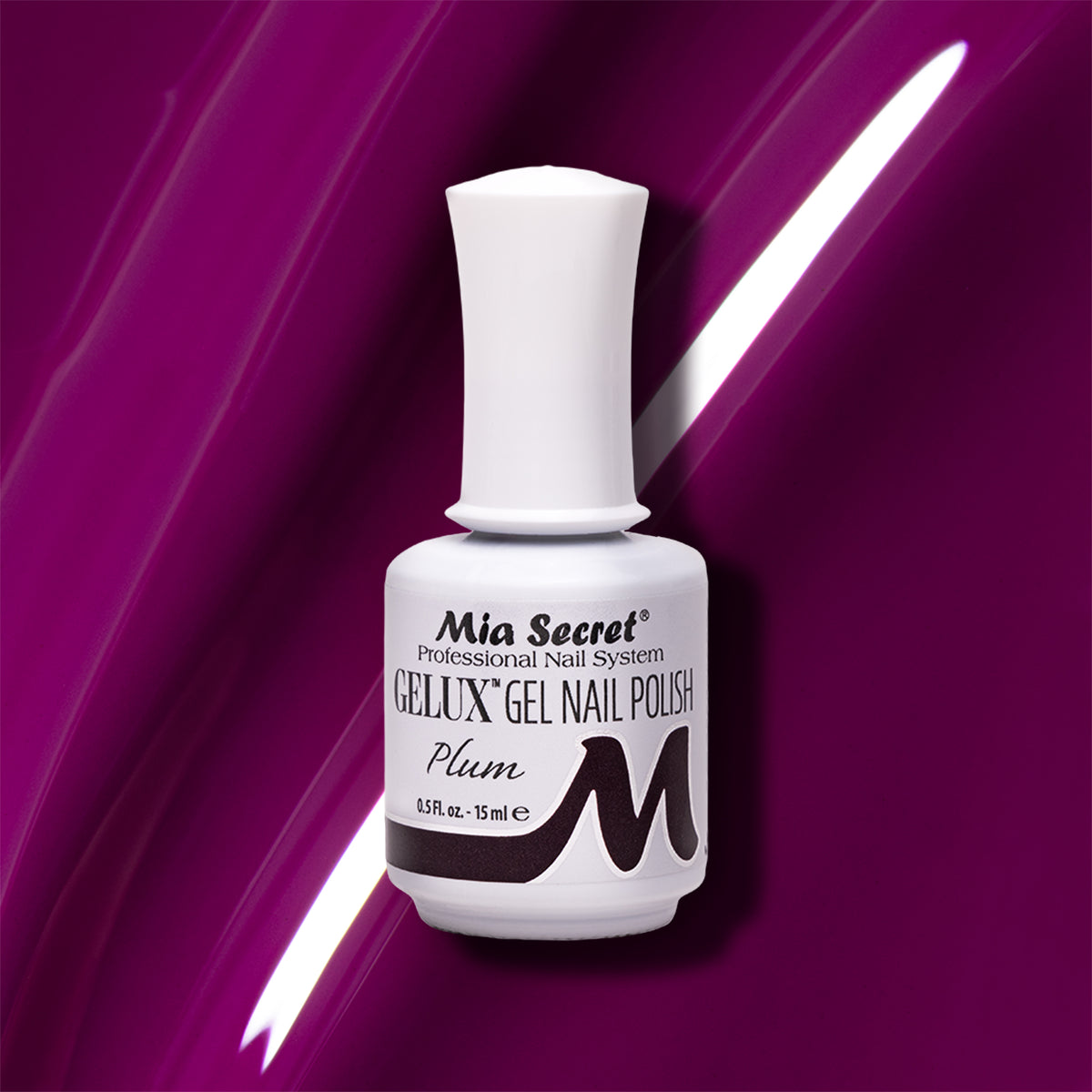 Gelux Gel Polish Plum