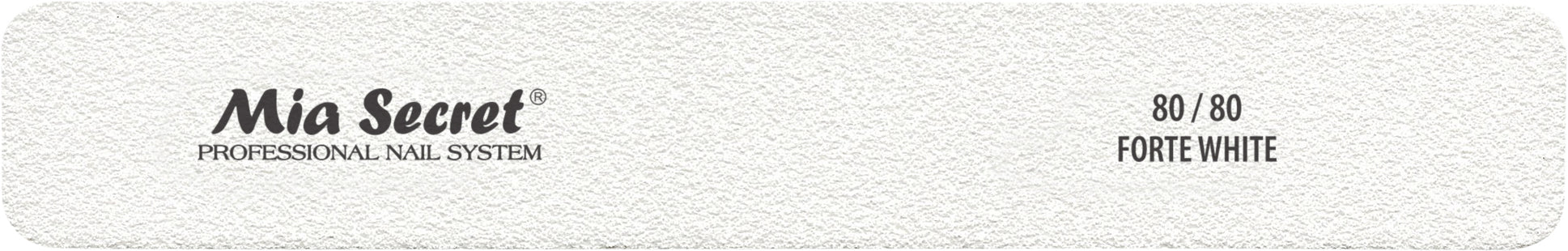 Forte White Jumbo Nail File (singles)