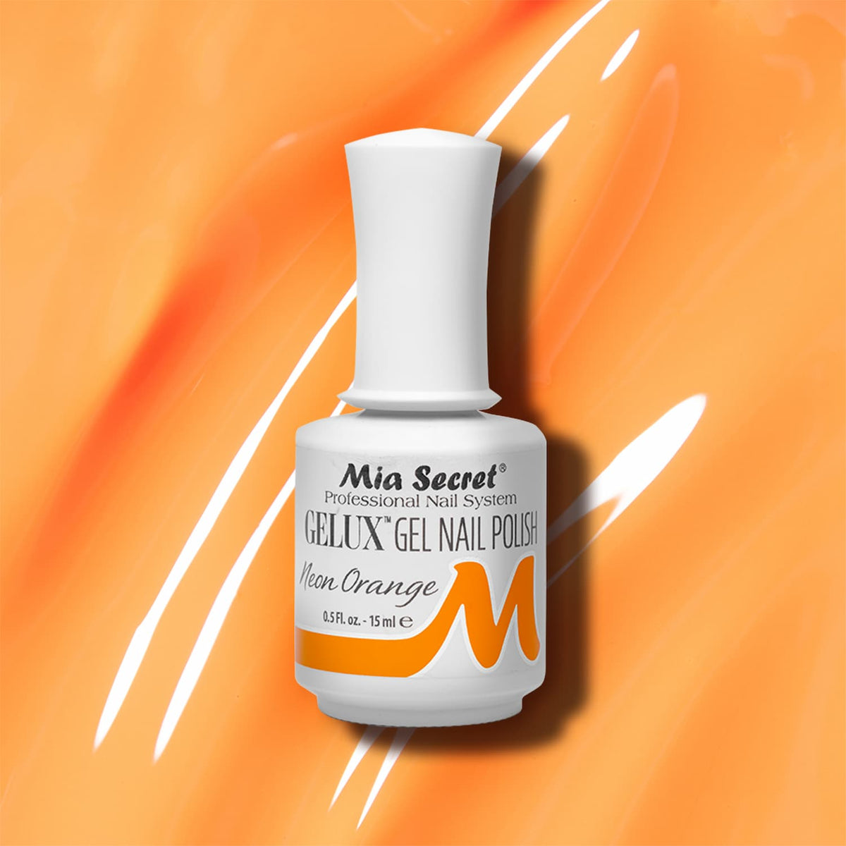 Gelux Gel Polish Neon Orange