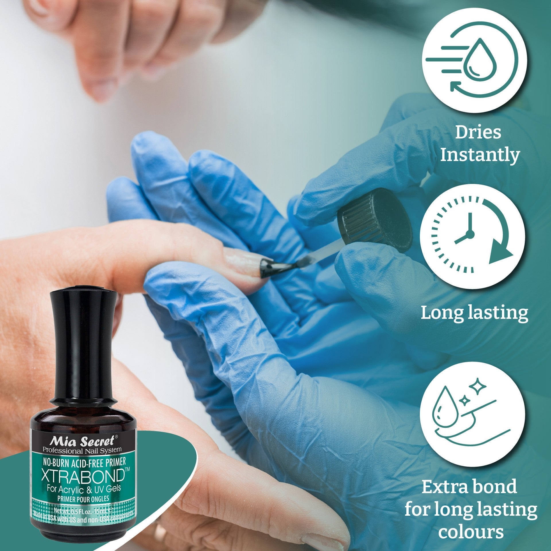 XTRABOND Primer | Acid-Free Nail Primer | Mia Secret Primer