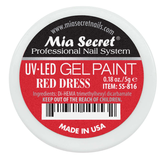 Gel Paint Red Dress