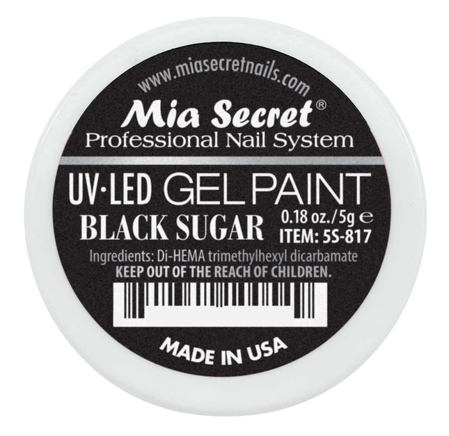 Gel Paint Black Sugar