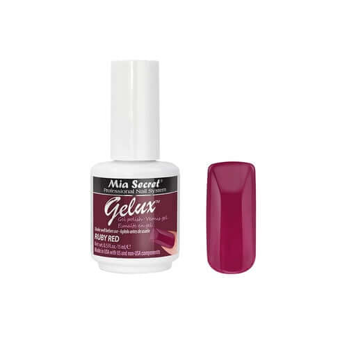 Gelux Gel Polish Ruby Red