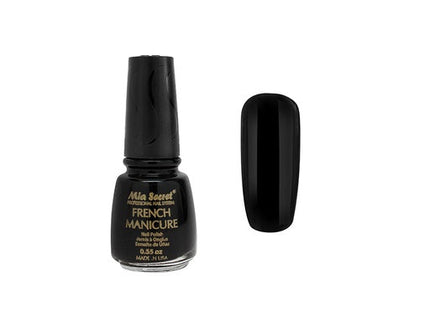 French Manicure Pure Black
