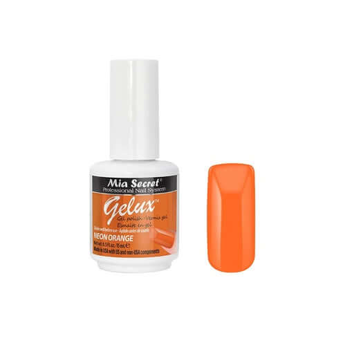 Gelux Gel Polish Neon Orange