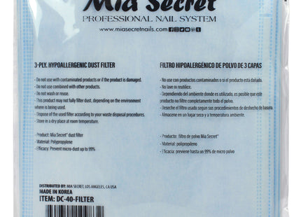 Nail Dust Collector Filter