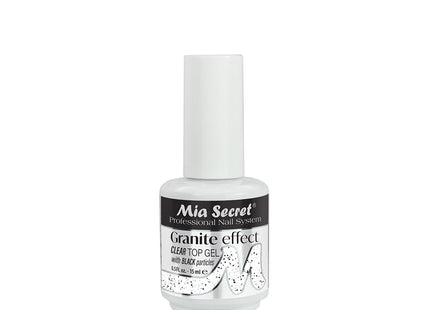 Granite Effect Clear Top Gel (With Black Particles)