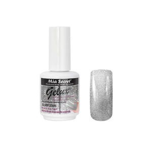 Gelux Gel Polish Silver Stars