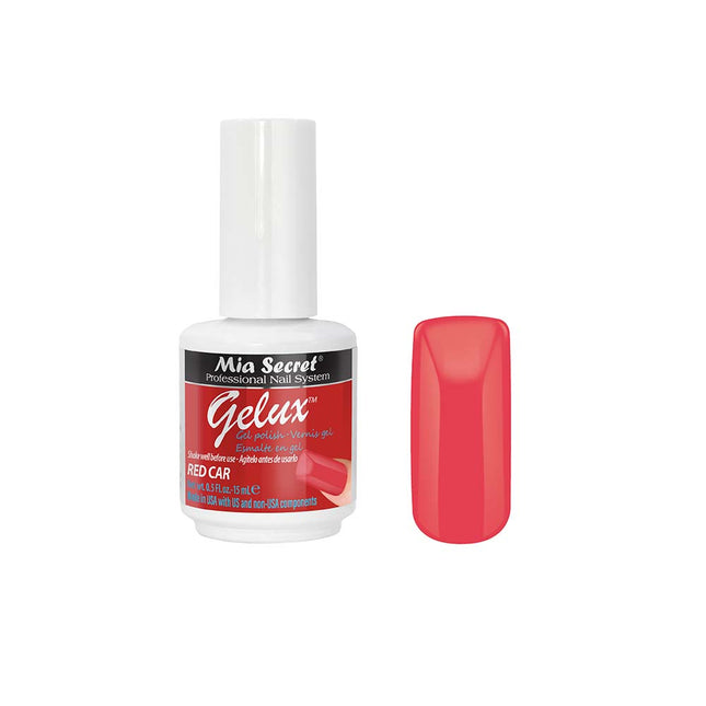 Gelux Gel Polish Red Car