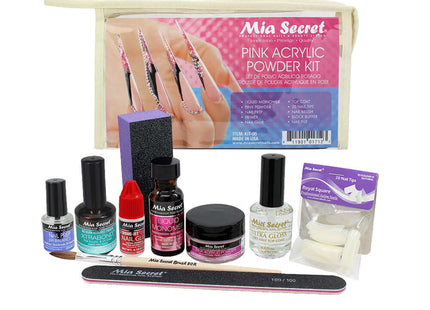 Pink Acrylic Powder Kit