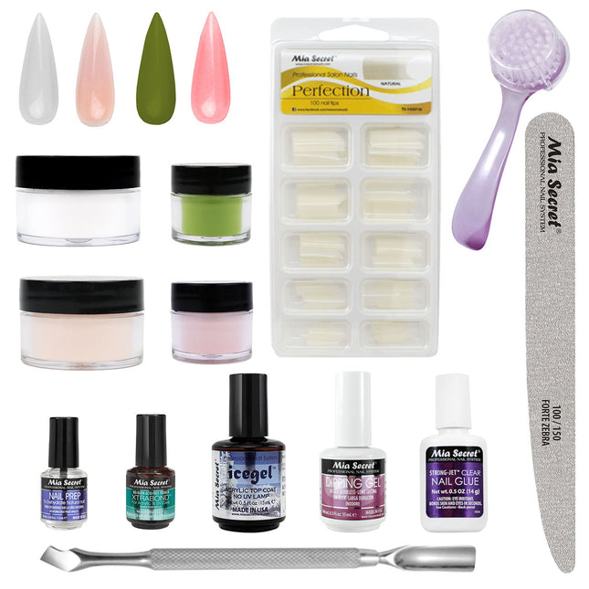 13 Pcs Dipping Powder Nail Kit