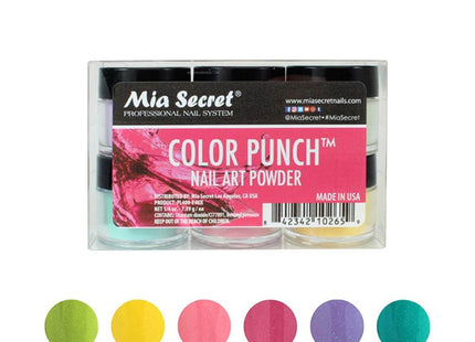 Color Punch Nail Art Powder Collection (6PC)