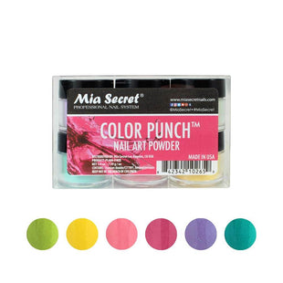 Color Punch Nail Art Powder Collection (6PC)
