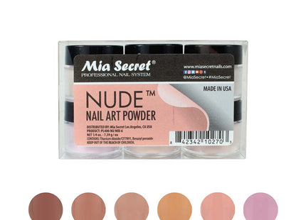 Nude Nail Art Powder Collection (6PC)
