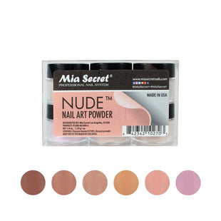 Nude Nail Art Powder Collection (6PC)