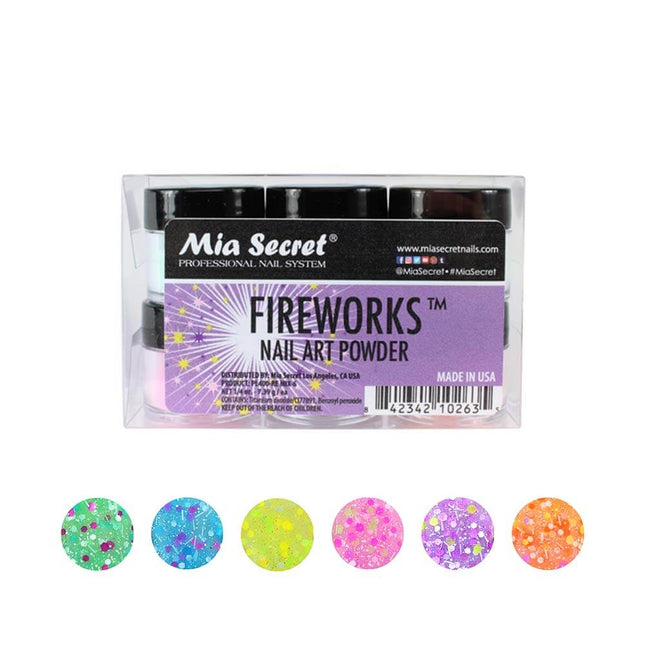 Firework Nail Art Powder Collection (6PC)