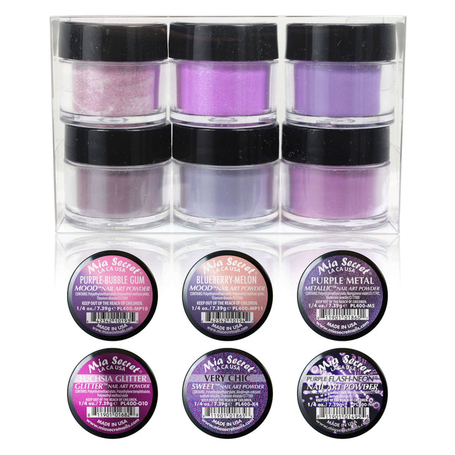 Mauves Colored Acrylic Powder Collection (Remix series)