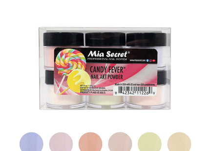Candy Fever Nail Art Powder Collection (6PC)