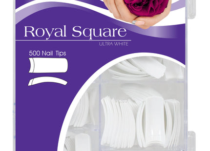 Royal Square Nail Tips  (500 tips)