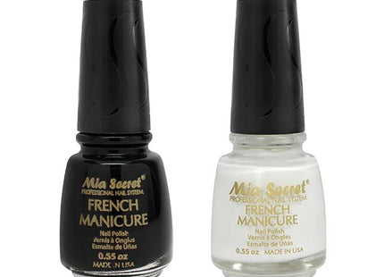French Manicure Double Pack (White and Pure Black)