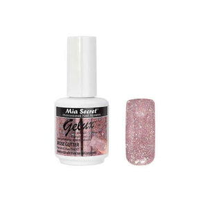 Gelux Gel Polish Rose Glitter